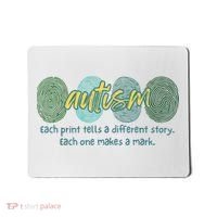 Fingerprint Autism Each Print Tells A Different Story Mousepad thumb 0