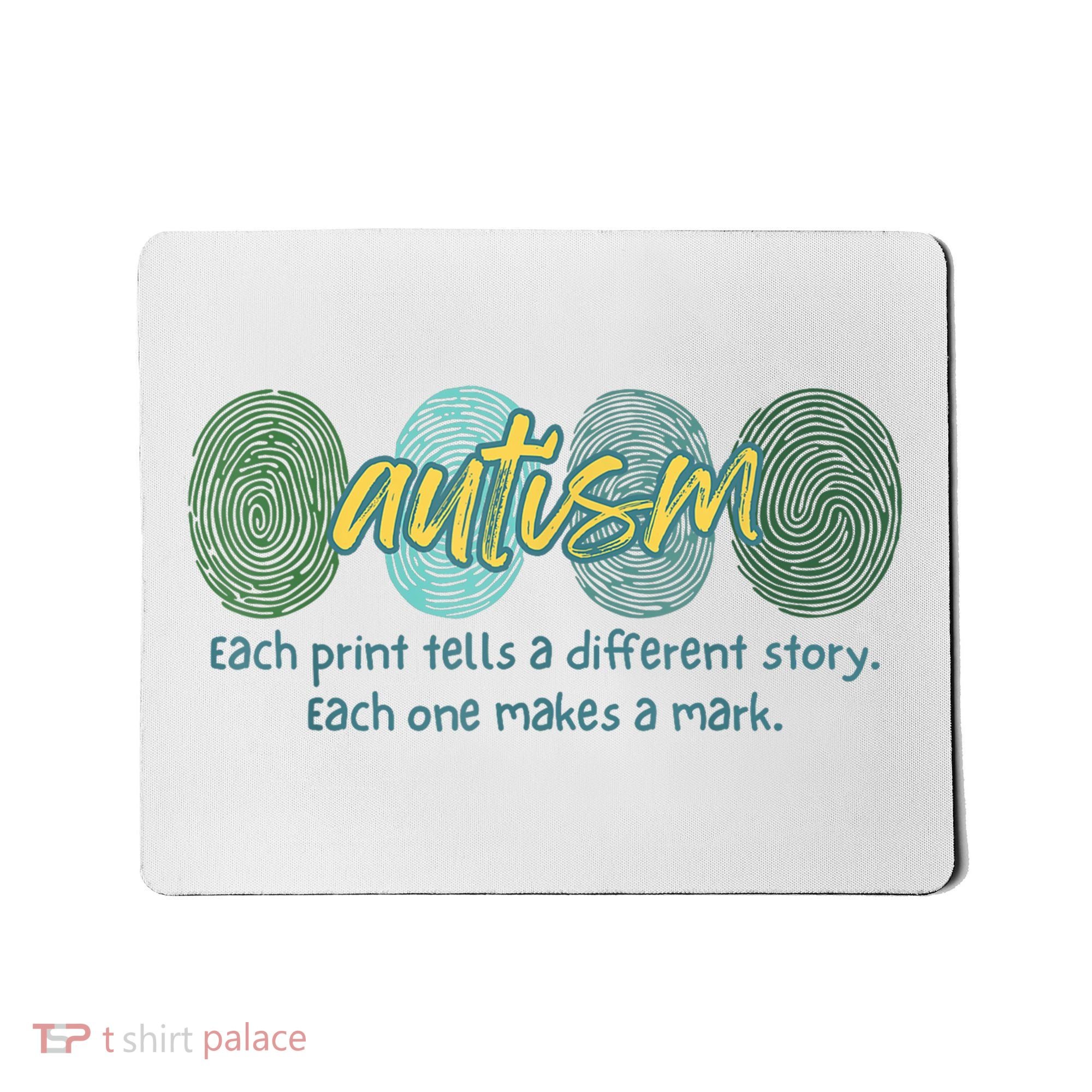 Fingerprint Autism Each Print Tells A Different Story Mousepad