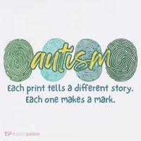 Fingerprint Autism Each Print Tells A Different Story Mousepad thumb 1