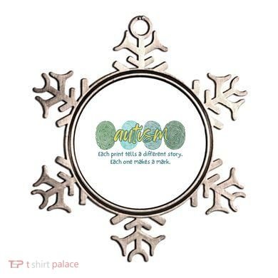 Fingerprint Autism Each Print Tells A Different Story Ornament