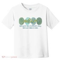 Fingerprint Autism Each Print Tells A Different Story Toddler T-Shirt thumb 0