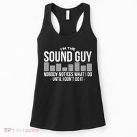 Funny Audio Engineer Sound Technician Guy Gift Women's Tank Top thumb 0