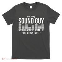 Funny Audio Engineer Sound Technician Guy Gift T-Shirt thumb 0