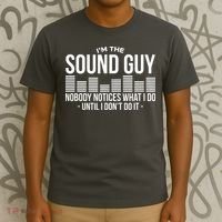 Funny Audio Engineer Sound Technician Guy Gift T-Shirt thumb 3