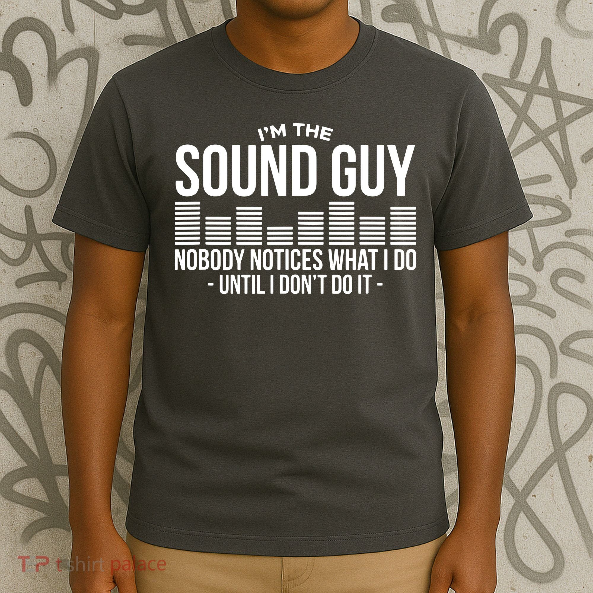 Funny Audio Engineer Sound Technician Guy Gift T-Shirt