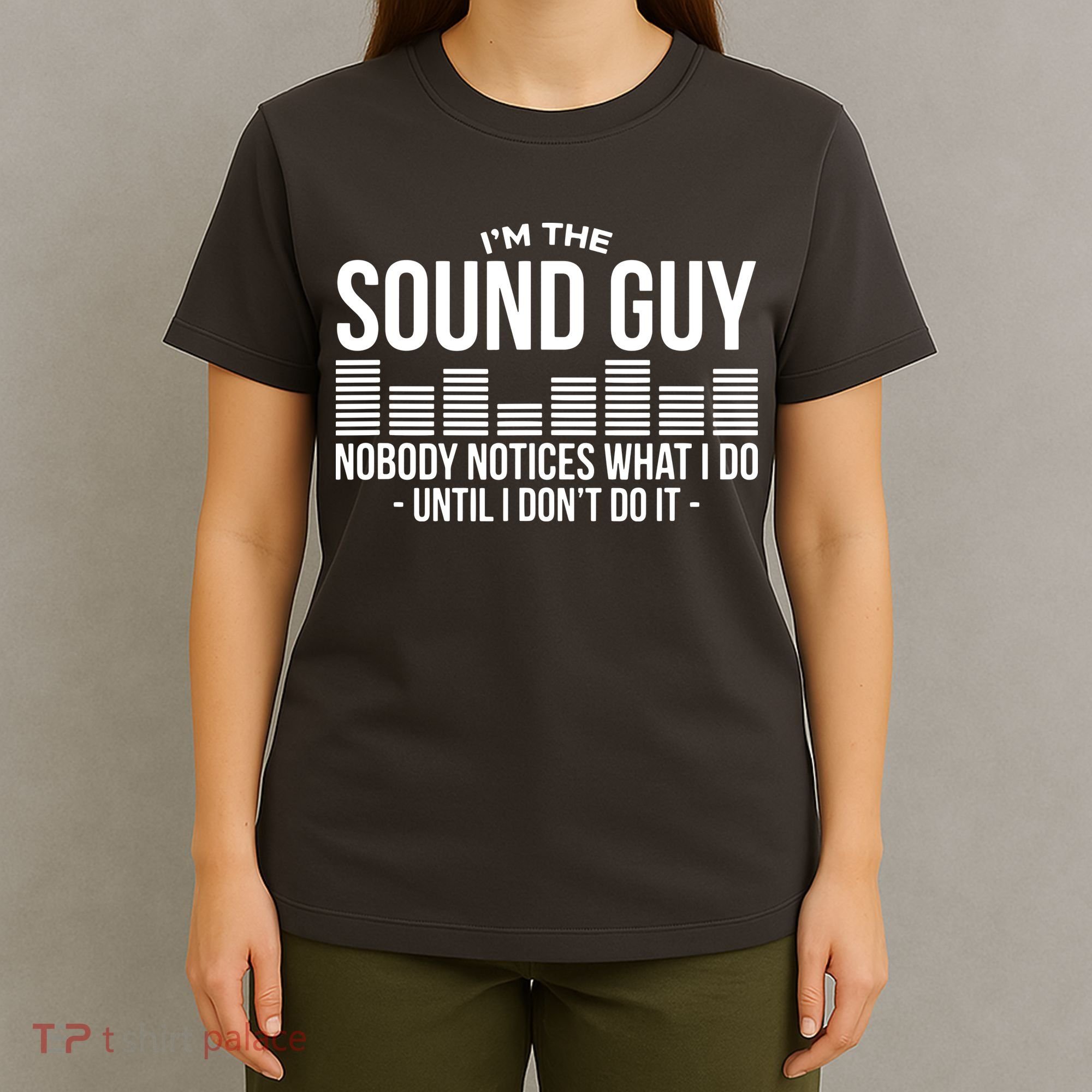Funny Audio Engineer Sound Technician Guy Gift T-Shirt