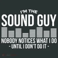 Funny Audio Engineer Sound Technician Guy Gift T-Shirt thumb 7