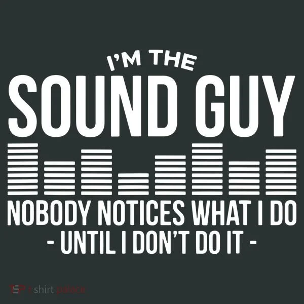 Funny Audio Engineer Sound Technician Guy Gift T-Shirt