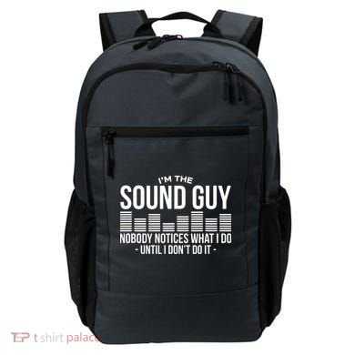 Funny Audio Engineer Sound Technician Guy Gift Backpack