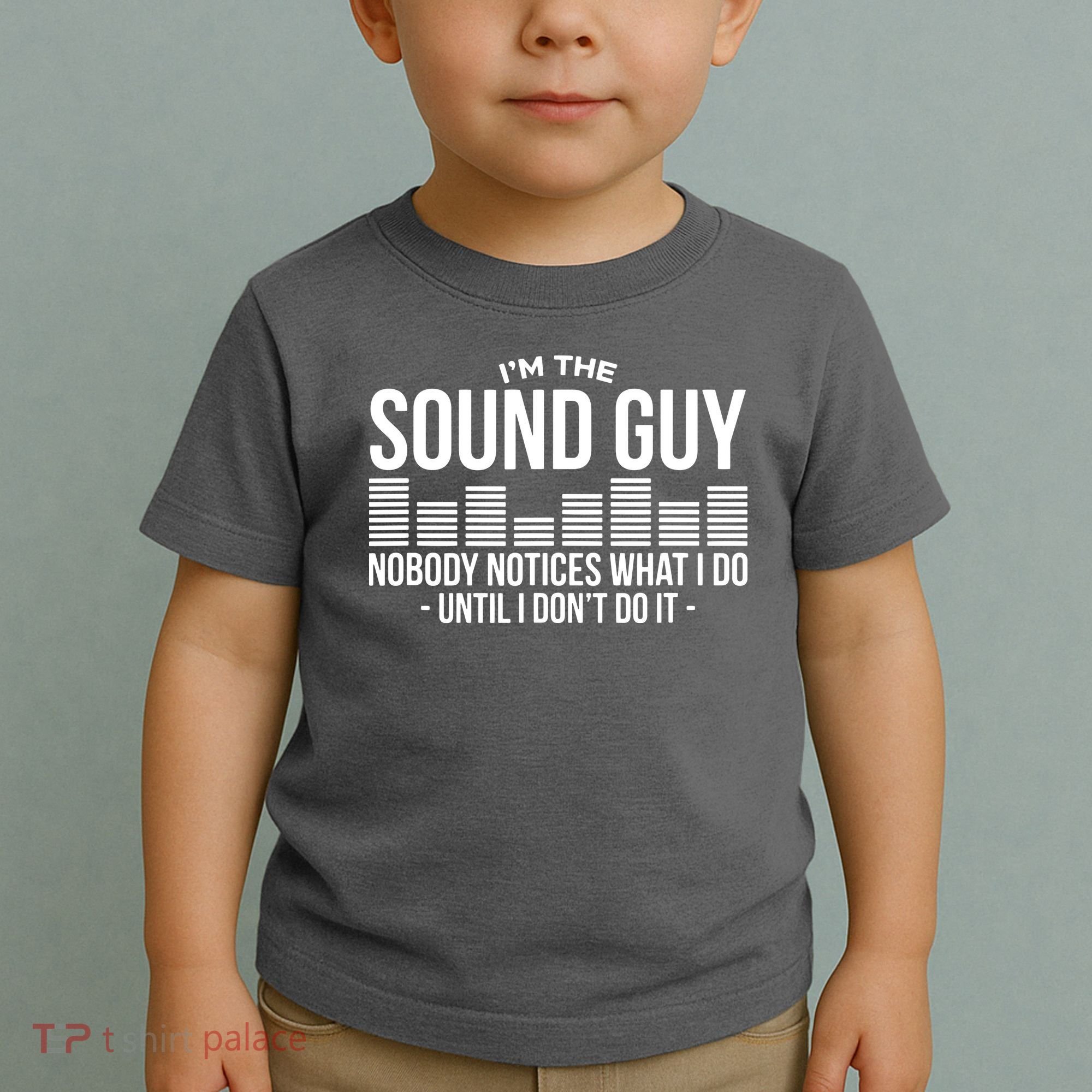 Funny Audio Engineer Sound Technician Guy Gift Toddler T-Shirt