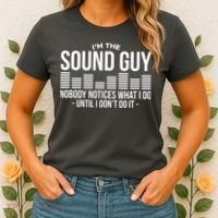 Funny Audio Engineer Sound Technician Guy Gift Women's T-Shirt thumb 2