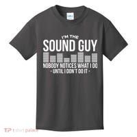 Funny Audio Engineer Sound Technician Guy Gift Kids T-Shirt thumb 0