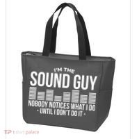 Funny Audio Engineer Sound Technician Guy Gift Tote Bag thumb 3