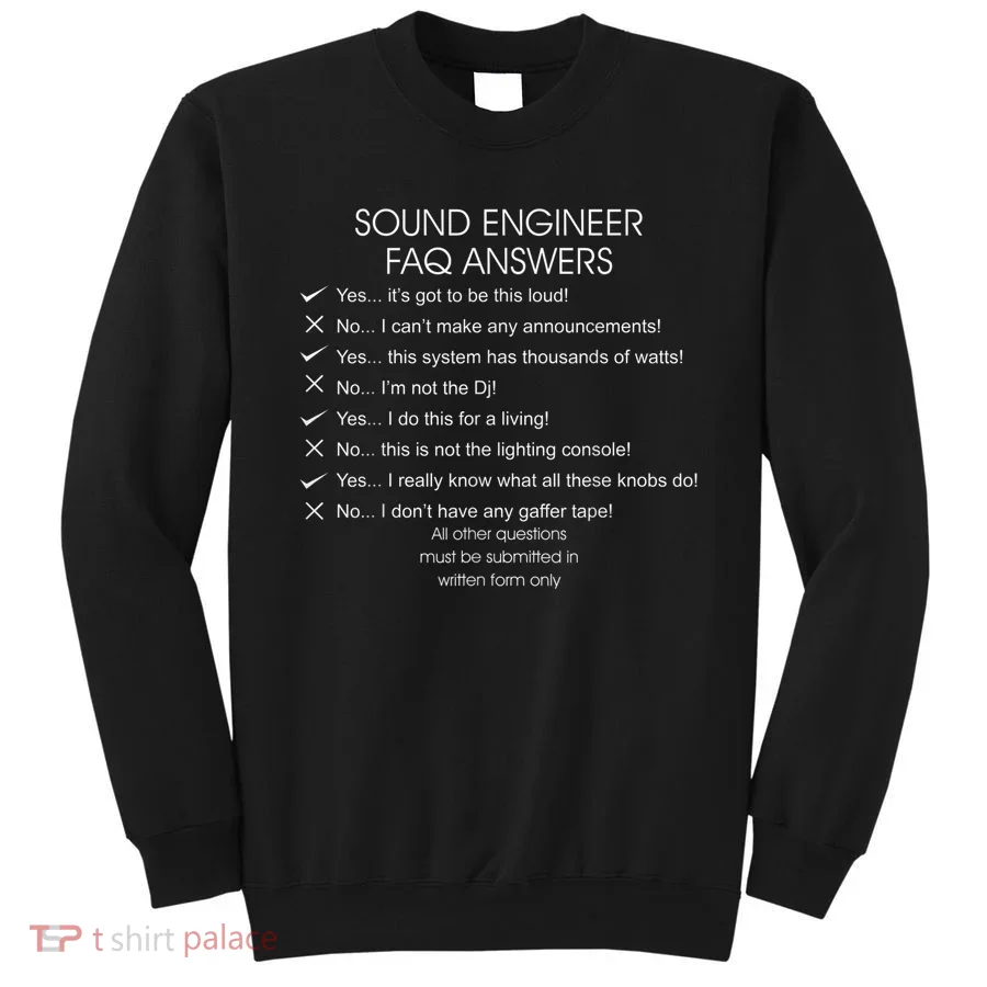 Funny Audio Engineer Definition Sound Technician Guy Gift Sweatshirt