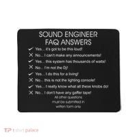 Funny Audio Engineer Definition Sound Technician Guy Gift Mousepad thumb 0