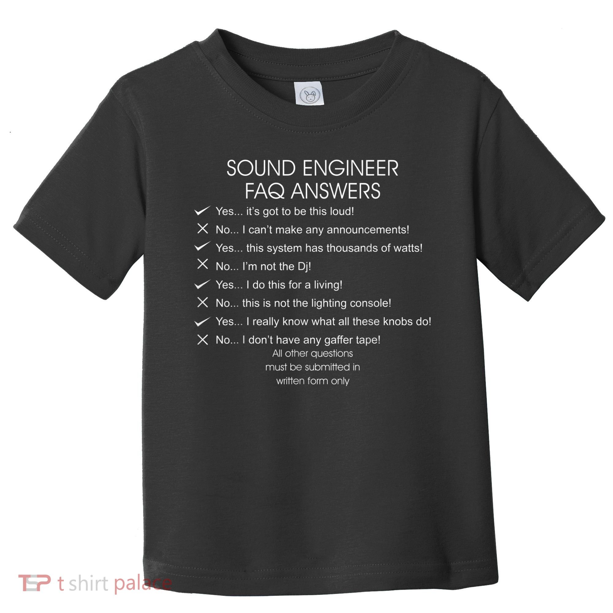 Funny Audio Engineer Definition Sound Technician Guy Gift Toddler T-Shirt