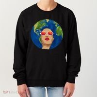Female Afro Earth Day Women's Sweatshirt thumb 0