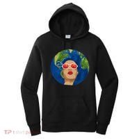 Female Afro Earth Day Women's Hoodie thumb 0