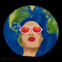 Female Afro Earth Day Kids Sweatshirt thumb 2