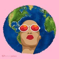 Female Afro Earth Day Baby Bodysuit thumb 2