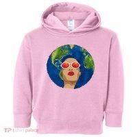 Female Afro Earth Day Toddler Hoodie thumb 0