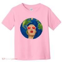 Female Afro Earth Day Toddler T-Shirt thumb 0