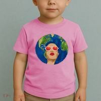 Female Afro Earth Day Toddler T-Shirt thumb 2