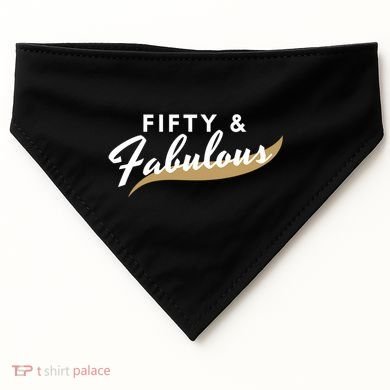 Fifty And Fabulous USA-Made Doggie Bandana
