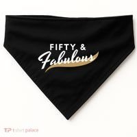 Fifty And Fabulous USA-Made Doggie Bandana thumb 0