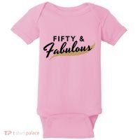 Fifty And Fabulous Baby Bodysuit thumb 0