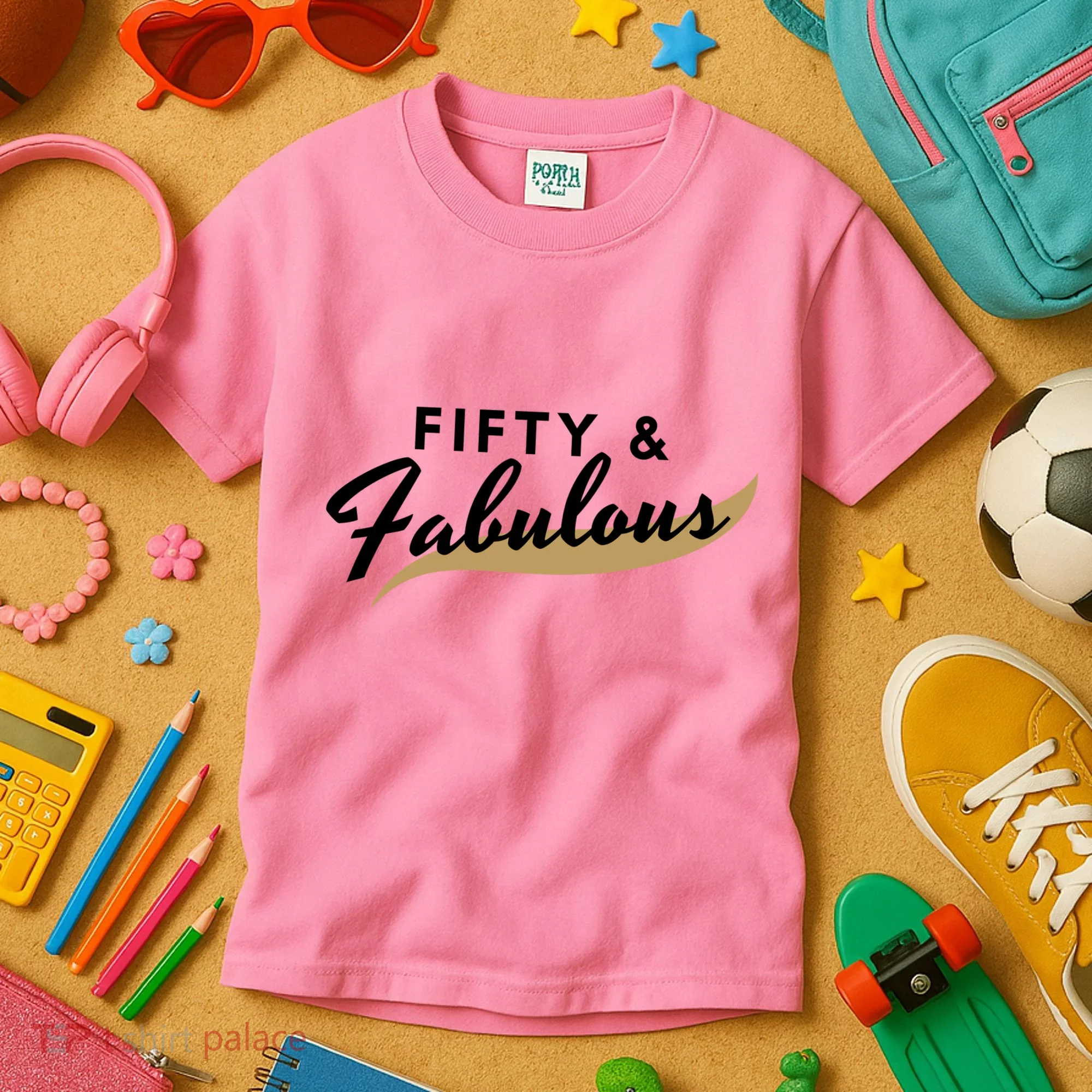Fifty And Fabulous Kids T-Shirt