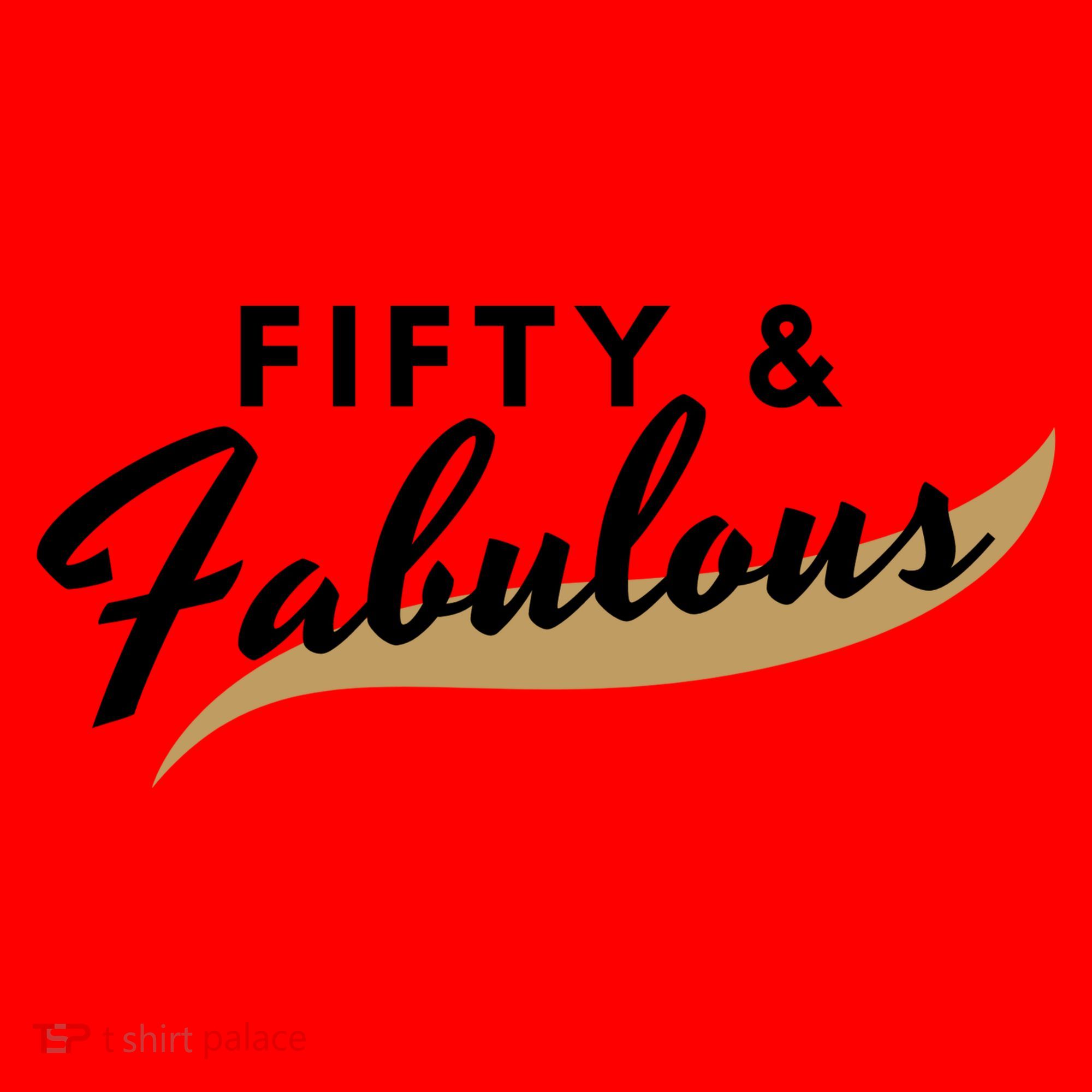 Fifty And Fabulous Santa Hat