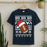 Funny American Football Ugly Christmas Sweater Boy XMAS T-Shirt thumb 2