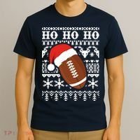Funny American Football Ugly Christmas Sweater Boy XMAS T-Shirt thumb 3