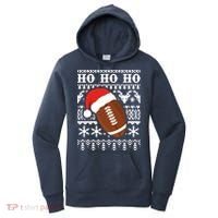 Funny American Football Ugly Christmas Sweater Boy XMAS Women's Hoodie thumb 0