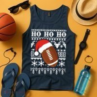 Funny American Football Ugly Christmas Sweater Boy XMAS Tank Top thumb 4