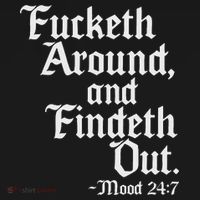 Fucketh Around Fuck Around Find Out Old English Verse Women's Tank Top thumb 5