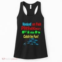 Fish And Fishing Boats Clipart Women's Tank Top thumb 0