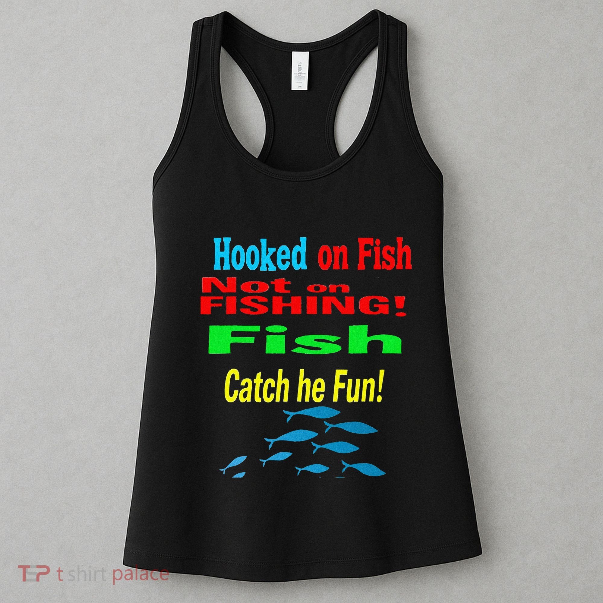 Fish And Fishing Boats Clipart Women's Tank Top