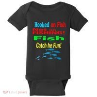 Fish And Fishing Boats Clipart Baby Bodysuit thumb 0