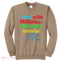 Fish And Fishing Boats Clipart Sweatshirt thumb 0