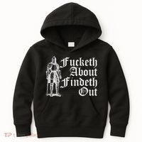 Fucketh About Findeth Out Kids Hoodie thumb 0