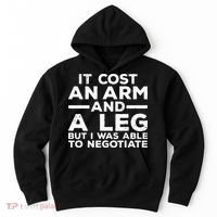 Funny Amputee For Men Women Prosthetic Leg Amputation Joke Hoodie thumb 0