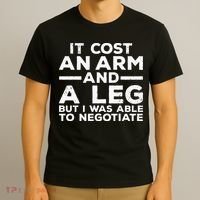 Funny Amputee For Men Women Prosthetic Leg Amputation Joke T-Shirt thumb 3