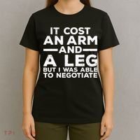 Funny Amputee For Men Women Prosthetic Leg Amputation Joke T-Shirt thumb 4