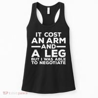 Funny Amputee For Men Women Prosthetic Leg Amputation Joke Women's Tank Top thumb 0