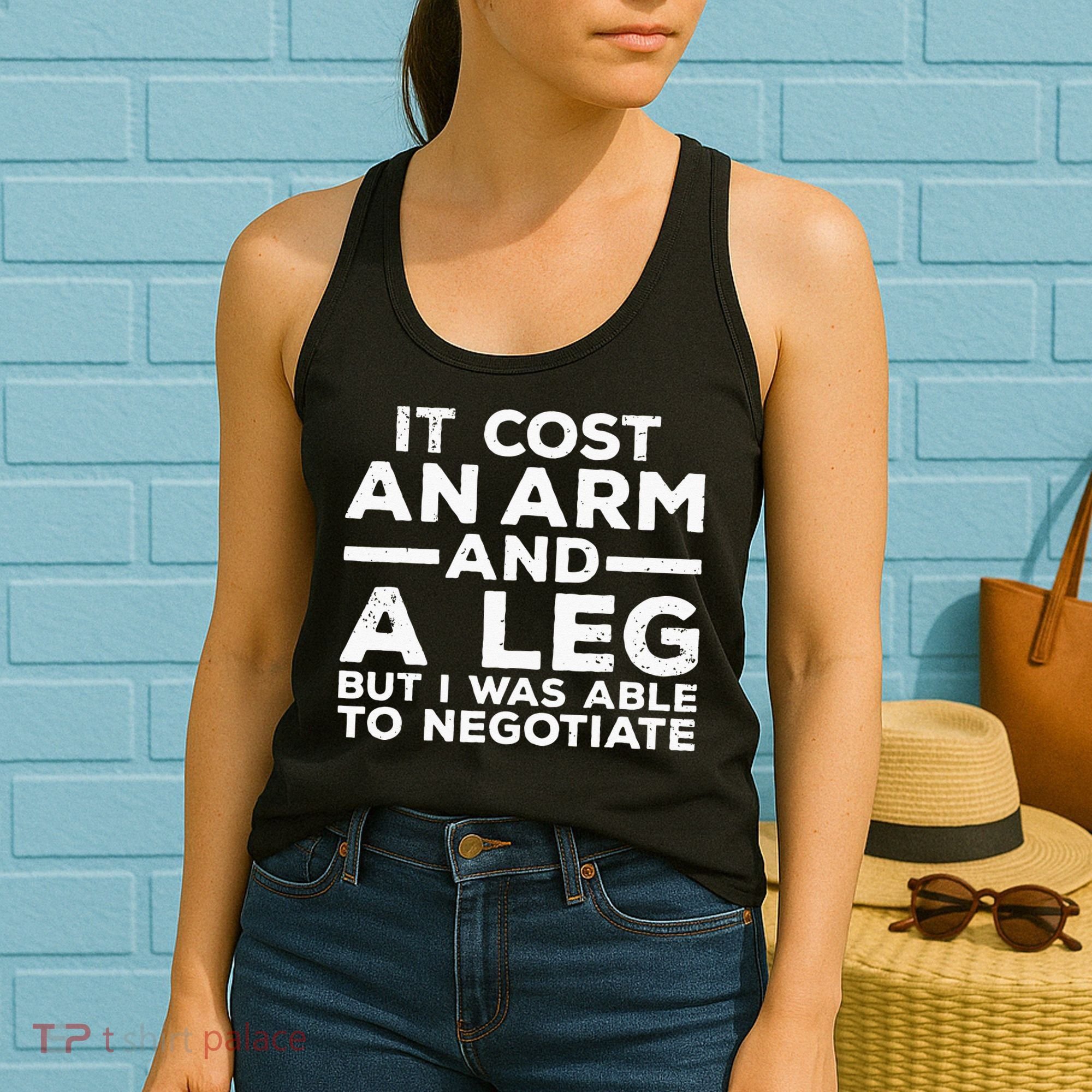 Funny Amputee For Men Women Prosthetic Leg Amputation Joke Women's Tank Top