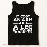 Funny Amputee For Men Women Prosthetic Leg Amputation Joke Tank Top thumb 2