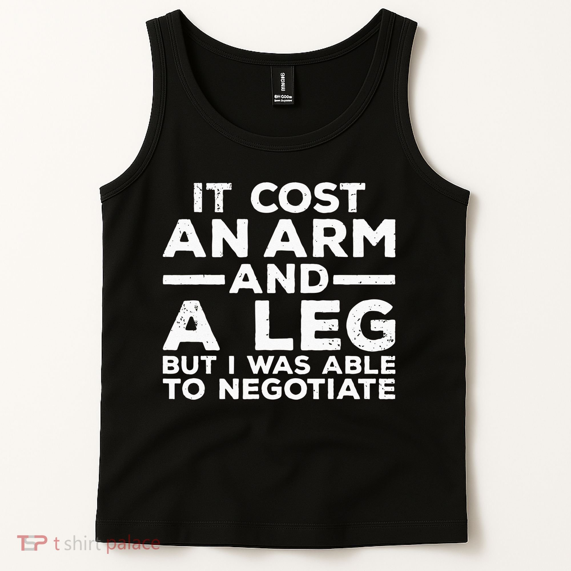 Funny Amputee For Men Women Prosthetic Leg Amputation Joke Tank Top