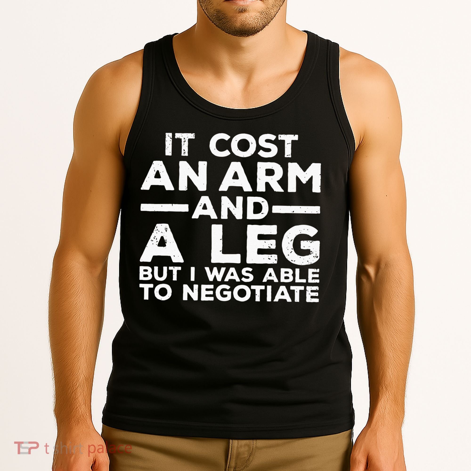 Funny Amputee For Men Women Prosthetic Leg Amputation Joke Tank Top